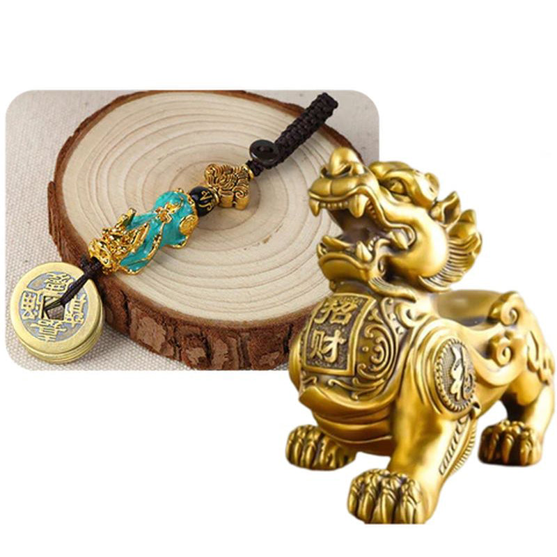 BowLift | FengShui Pi Xiu Coin Keychain