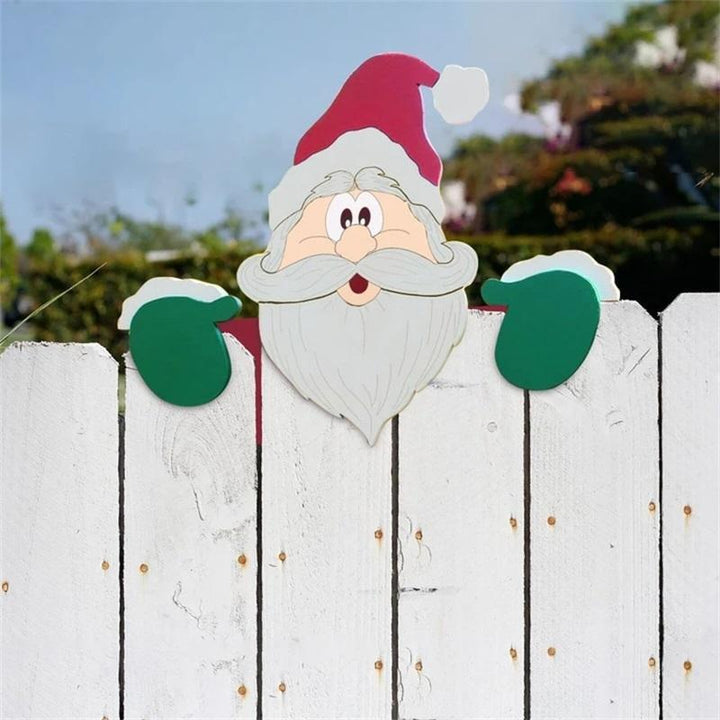 Christmas Themed Fence Decoration | Bowlift