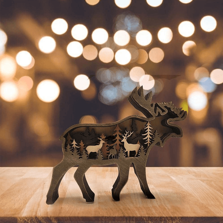 BowLift | 3D Creative Wood Animal Carving Craft Gift