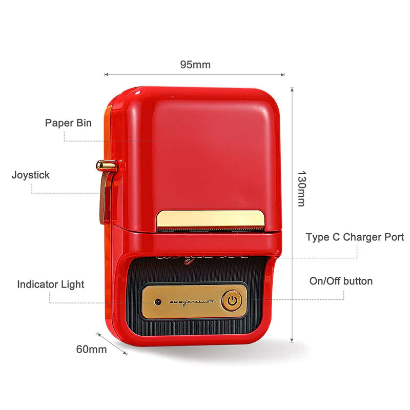 BowLift | Mini Wireless Label Thermal Printer