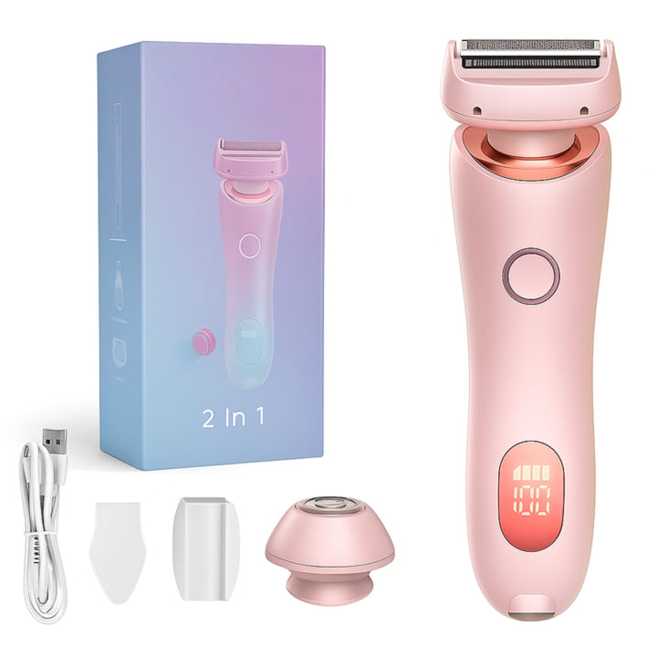 Irritation-free Gentle Shave – Waterproof Wet & Dry – Precision Head – Women with Sensitive Skin Bowlift