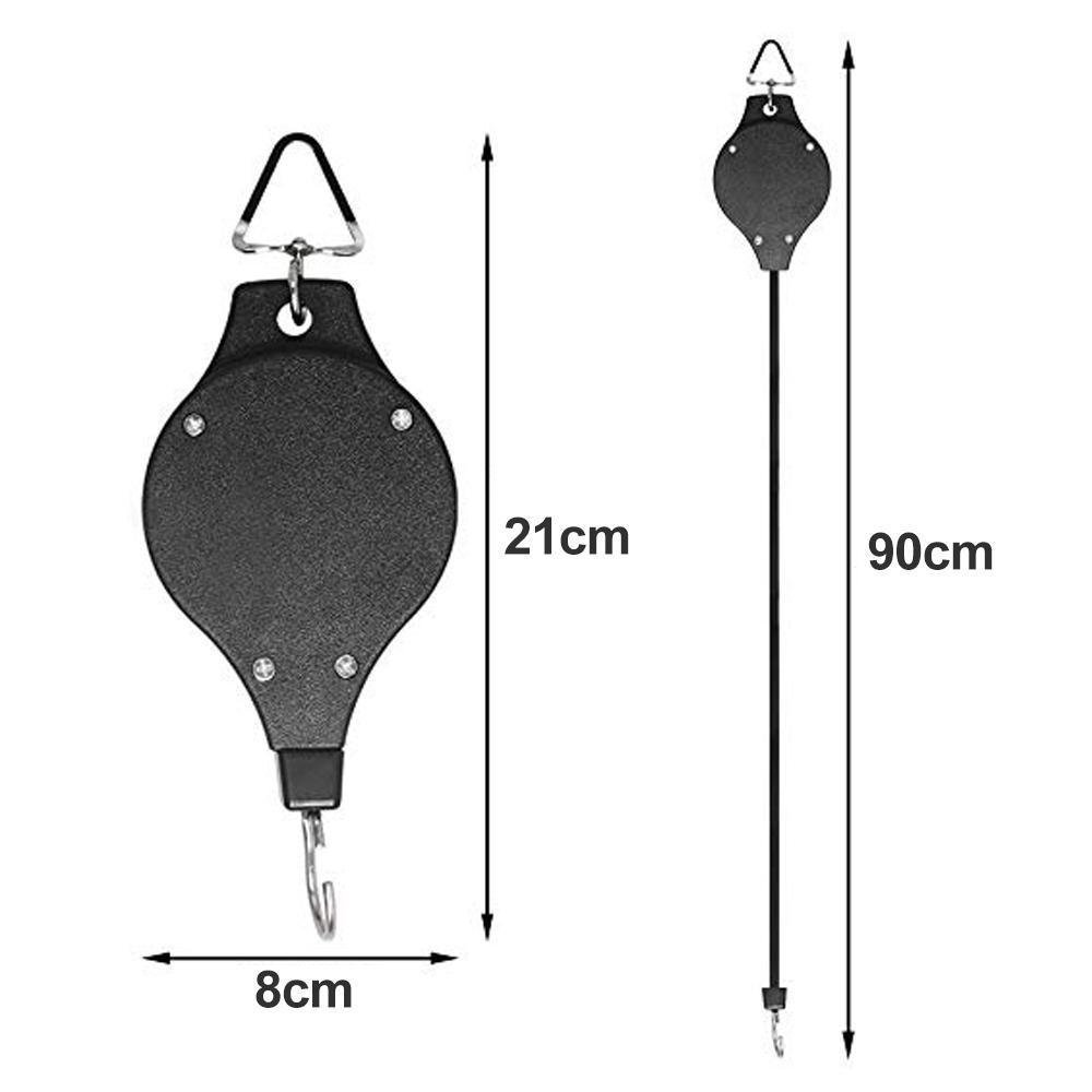 BowLift | Retractable Hook, Plant Pulley for Garden Pots and Bird Feeders