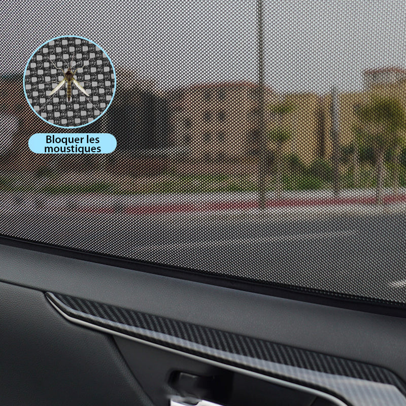 Magnetic holder for car window shade dispenser | Bowlift