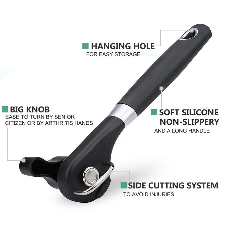 BowLift | Stainless Steel Safe Cut Can Opener
