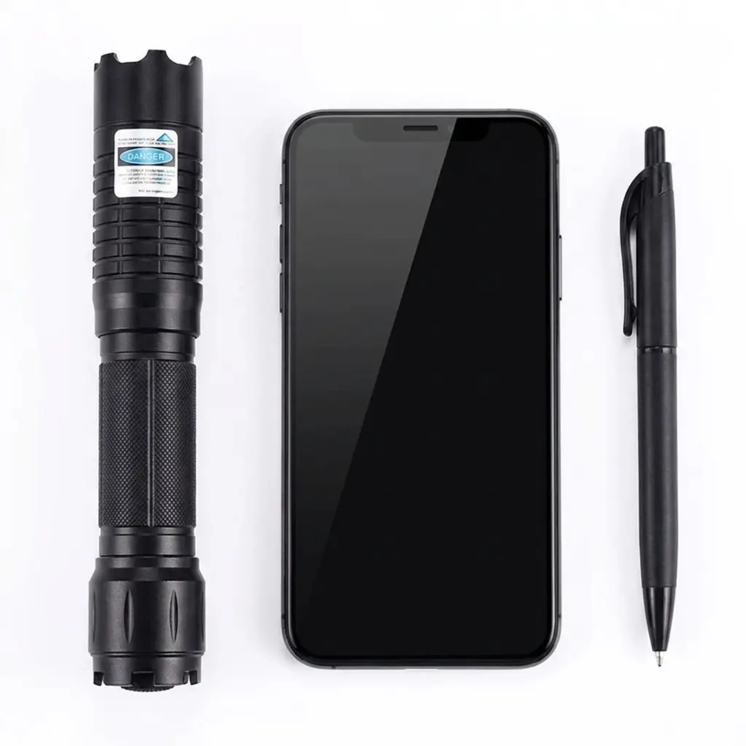 BowLift | Blue Beam Laser Torch | 450nm High-Intensity Optical Output | Tactical 5000m+ Range | Adjustable Focus Aluminum Chassis | Thermal Ignition Capable Flashlight