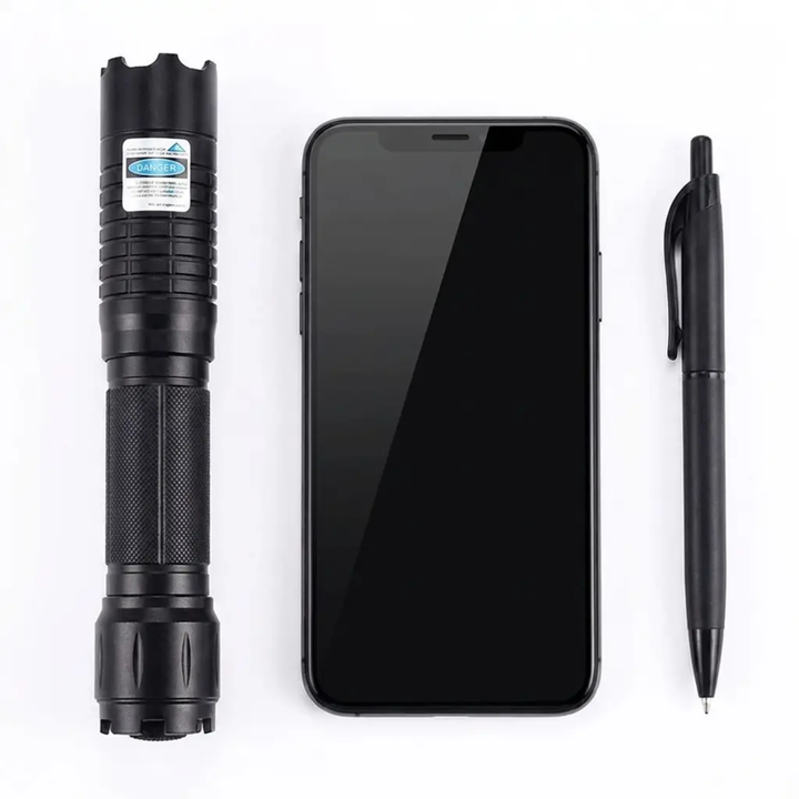 BowLift | Blue Beam Laser Torch | 450nm High-Intensity Optical Output | Tactical 5000m+ Range | Adjustable Focus Aluminum Chassis | Thermal Ignition Capable Flashlight