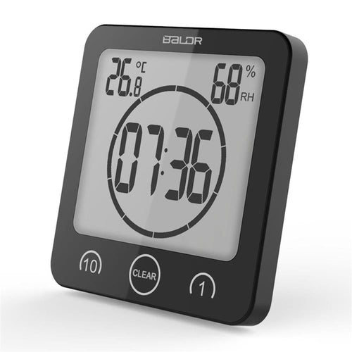 Waterproof Shower Clock - Always on time, even in the bathroom! | Bowlift
