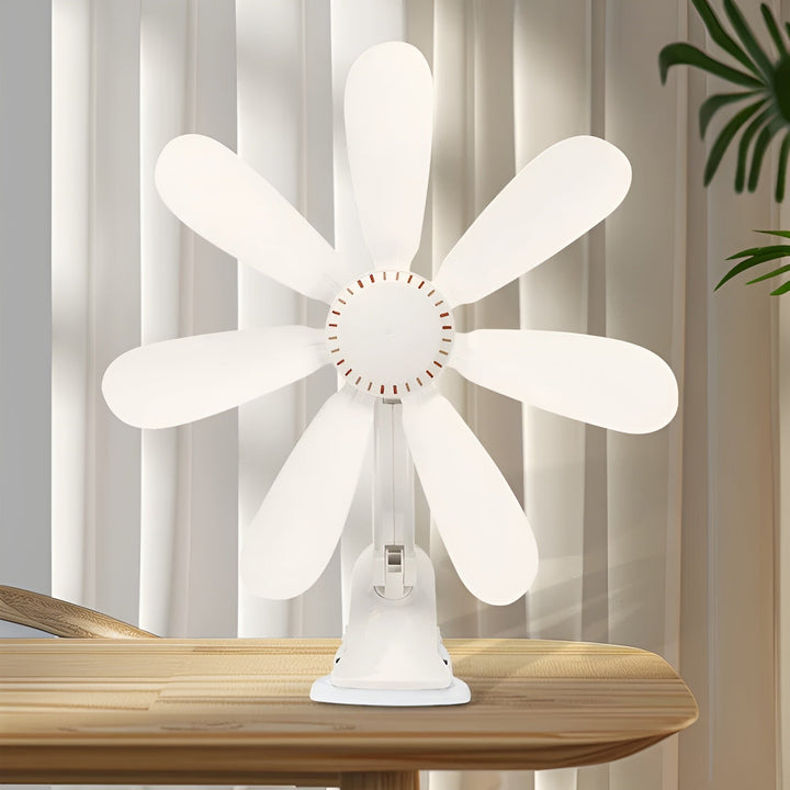 Portable Clip-On Desk & Bedside Fan | Bowlift