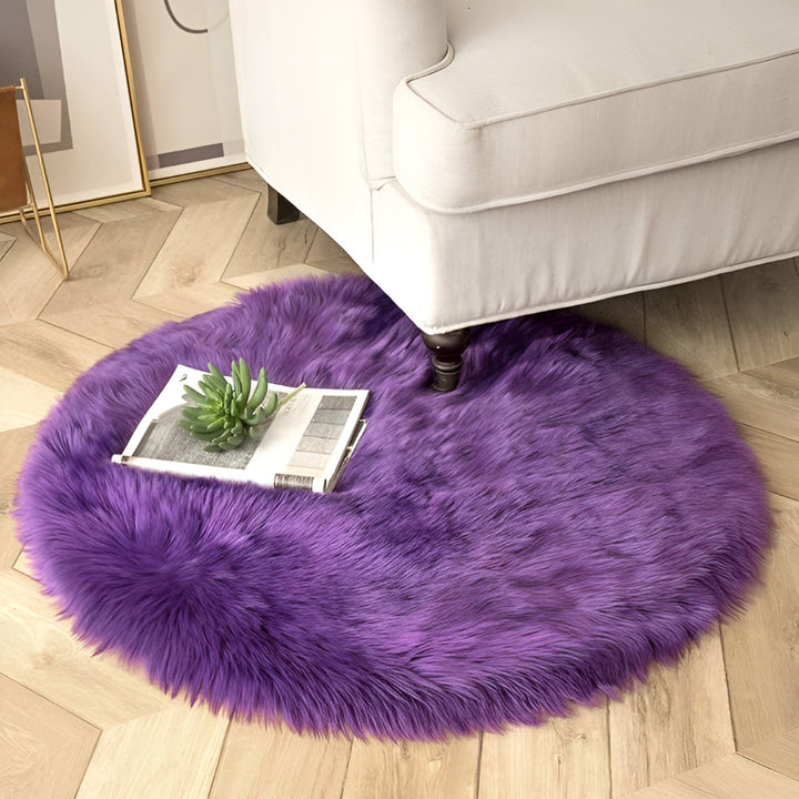BowLift | Round Cloud Soft Plush Rug
