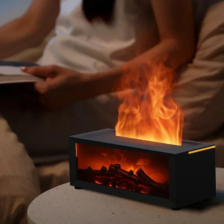 BowLift | Remote Control Colorful Flame Fireplace Aroma Diffuser