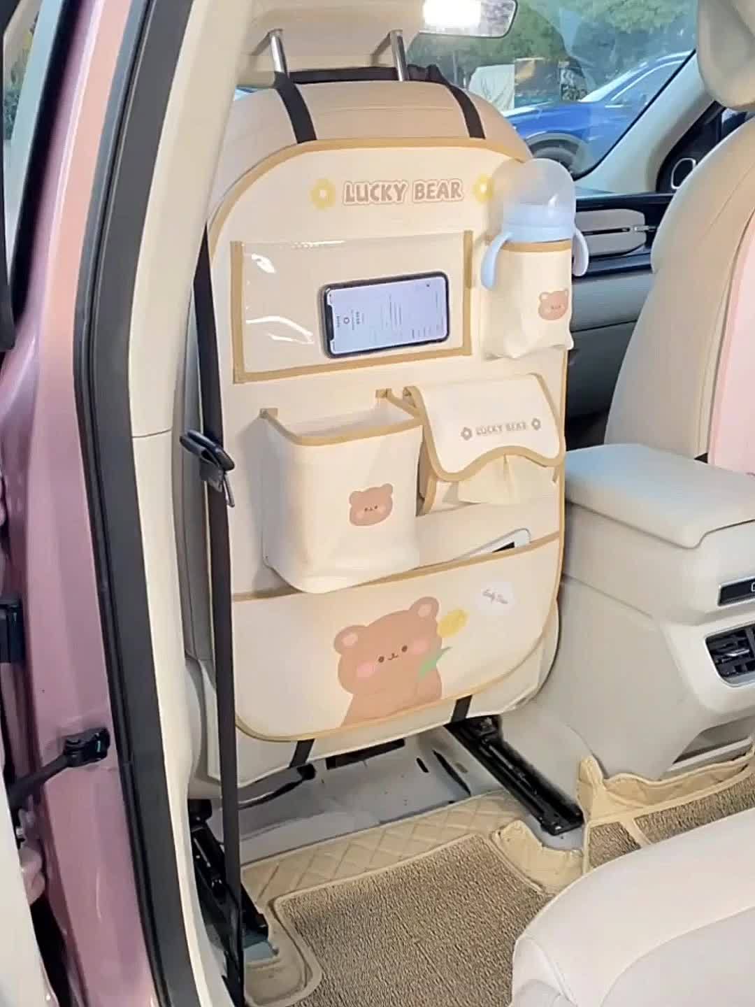 Car Backseat Organizer with many compartments | Bowlift