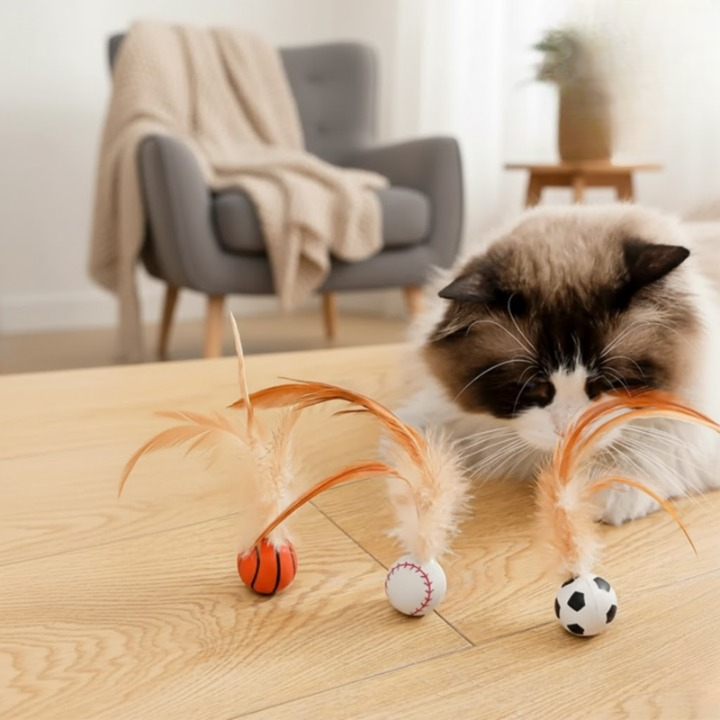 FetherSprint — Unleash the wild hunter in your cat with silent play fun! | Bowlift