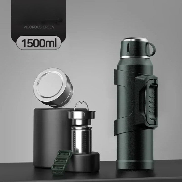 Stainless Steel Heavy Duty Travel Hiking Thermos | Bowlift