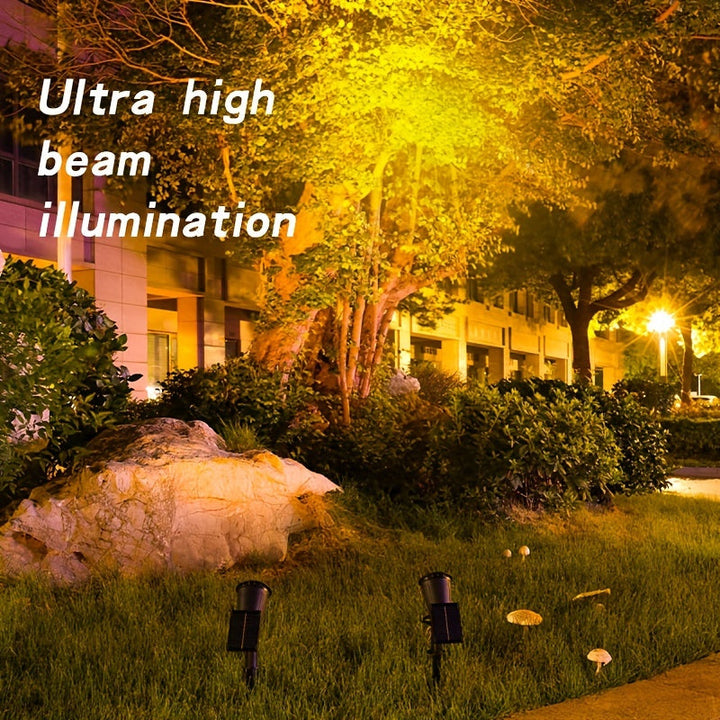 SolarLuxe Spotlight - Sustainable 9LED Garden Lighting | Bowlift