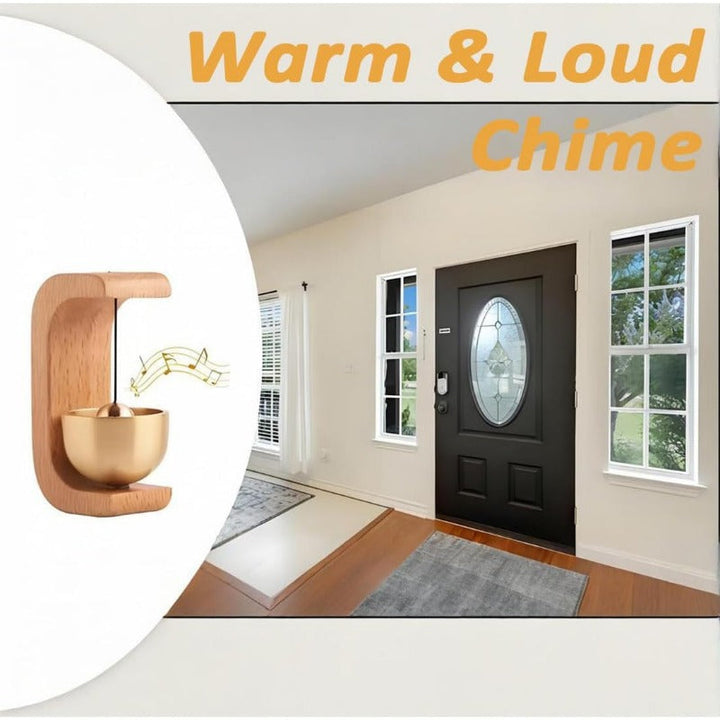 Magnetic Wooden Doorbell Bowlift