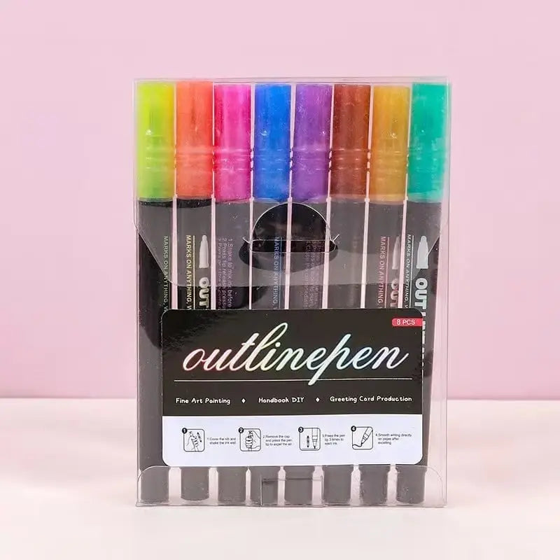 BowLift | StrahlKraft Metallic Marker Set — Make Your Art The Shining Center Of Attention!