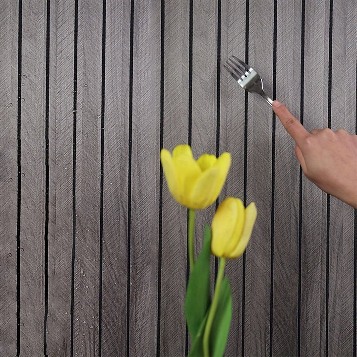 BowLift | CleanWall - Self-Adhesive 3D PVC Wall Panels With Wood Look And Texture - Simple And Easy To Stick - Perfect For An Upgrade Of Your Home