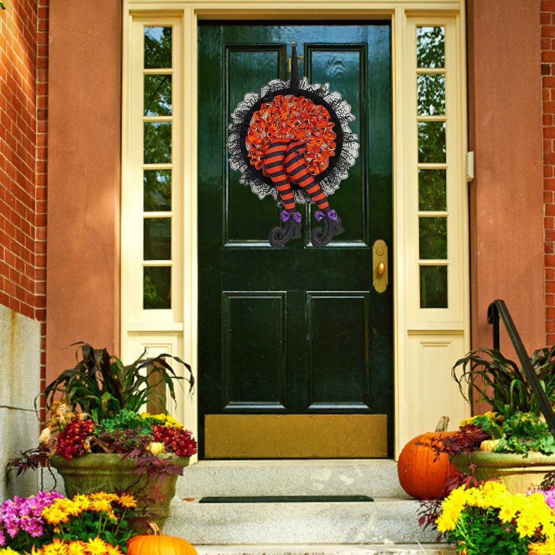 BowLift | Halloween Witch Long Leg Wreath