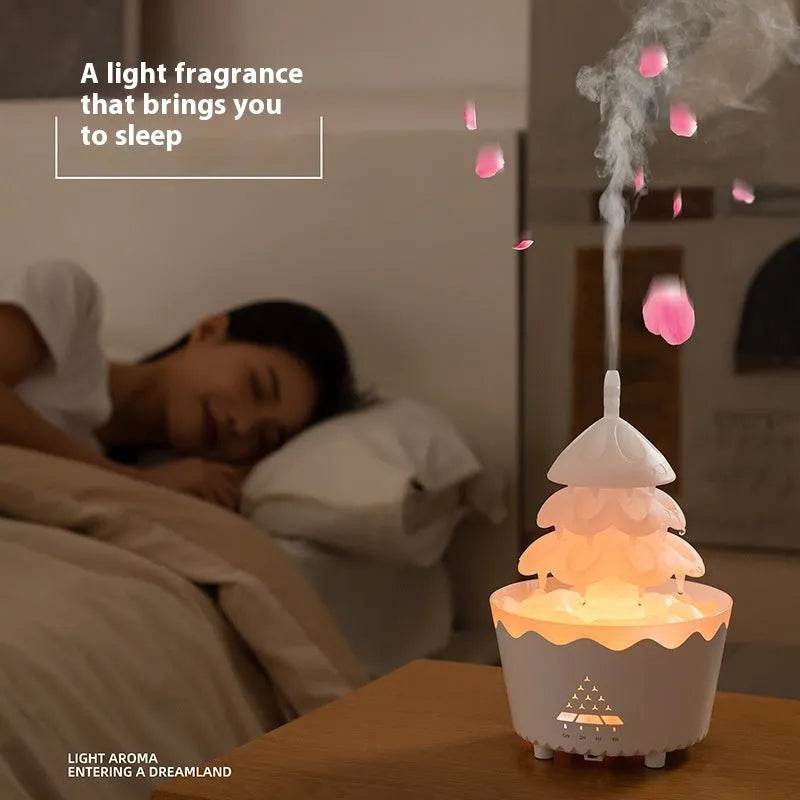 BowLift | 2025 New Design Essential Oil Aroma Diffuser Household Mute Small Remote Control Humidifier Suitable For Home Christmas Gift
