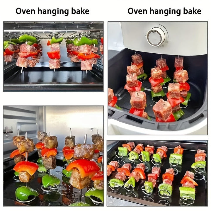 BowLift | GrillMeisterX Turbo Skewers — Perfect, juicy skewers without twisting stress for your ultimate barbecue party (10 pieces)