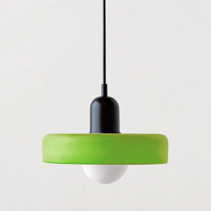 BowLift | Bauhaus Pendant Light made of Colored Glass