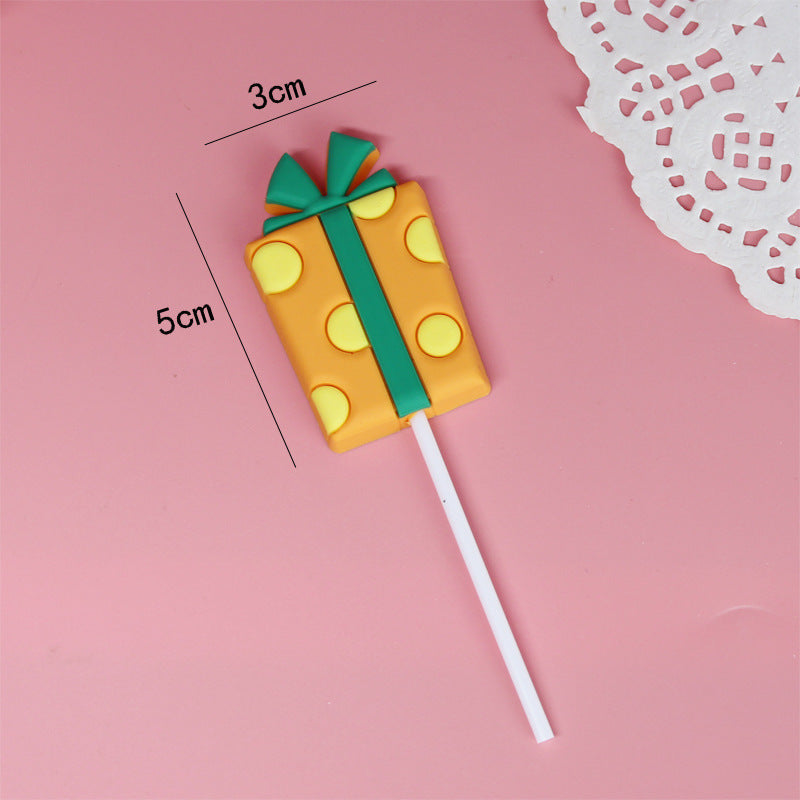 BowLift | Soft Plastic Christmas Cake Decoration Ornaments