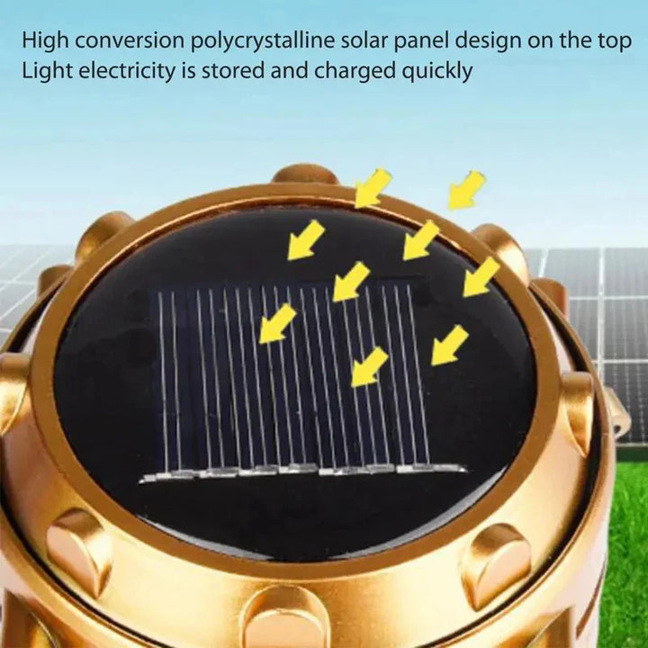 BowLift | Solar Camping Lamp with USB Charging – Portable LED Lantern for Outdoor Activities and Emergencies
