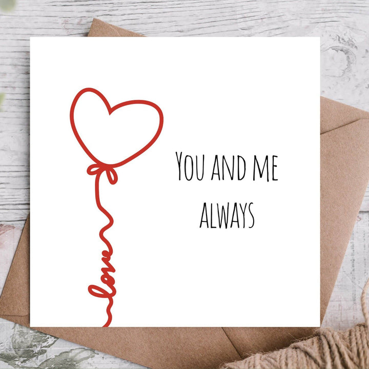 Anniversary Card | You and I Always | Bowlift