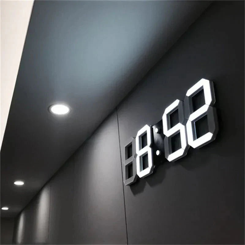 GlowLuxe - Stylish 3D LED Wall Clock | Bowlift