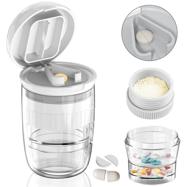 Pill cutter with dispenser | Bowlift