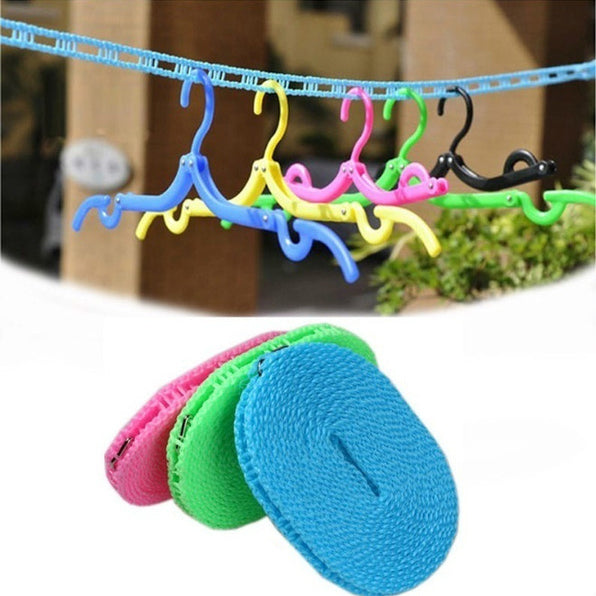 Portable Windproof Non-Slip Clothesline for Outdoor & Home | Bowlift