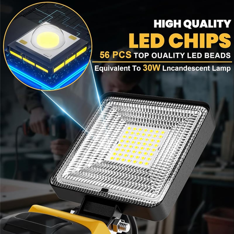 BowLift | Battery LED work light 3000 LM – Eye-friendly & with heat dissipation