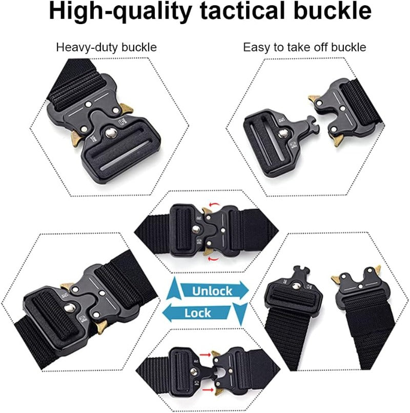 BowLift | Tactical Nylon Belt with Quick-Release Aluminum Buckle