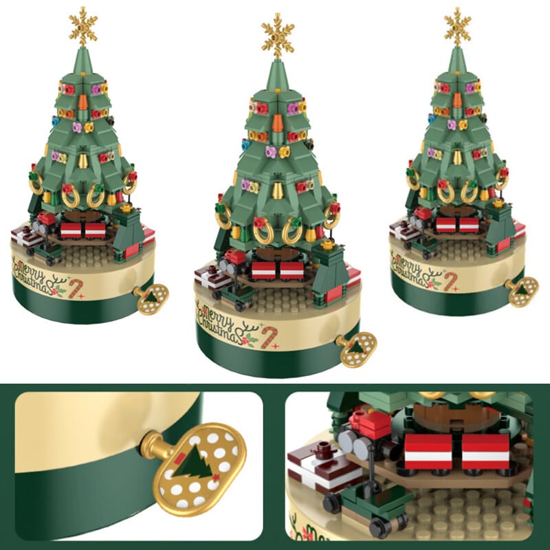 BowLift | 360 PCS Music Box Christmas Tree Building Blocks