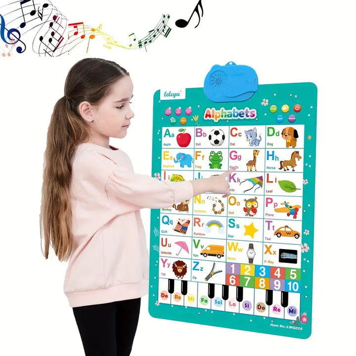 BowLift | Talking ABC Wall Poster for Toddlers - Learn While Playing