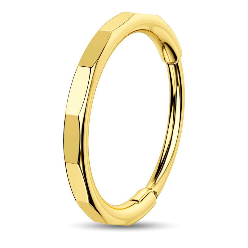BowLift | Turquoise Accent Hinged Nose Ring