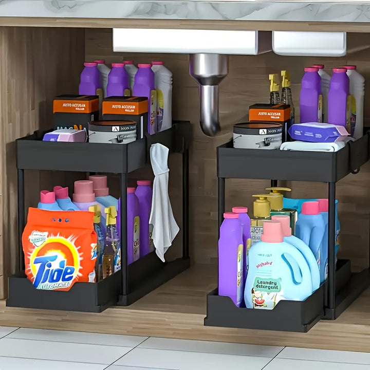 Extendable Sink Cabinet Organizer | Bowlift