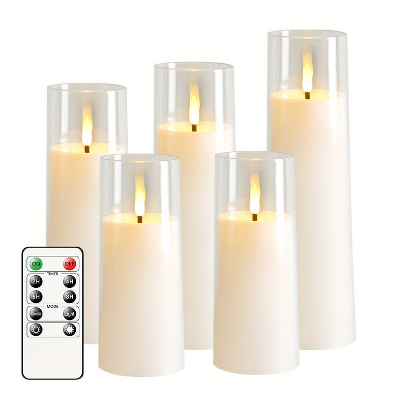 BowLift | HolidaySpark - 5 LED Flameless Candles for Festive Cheer