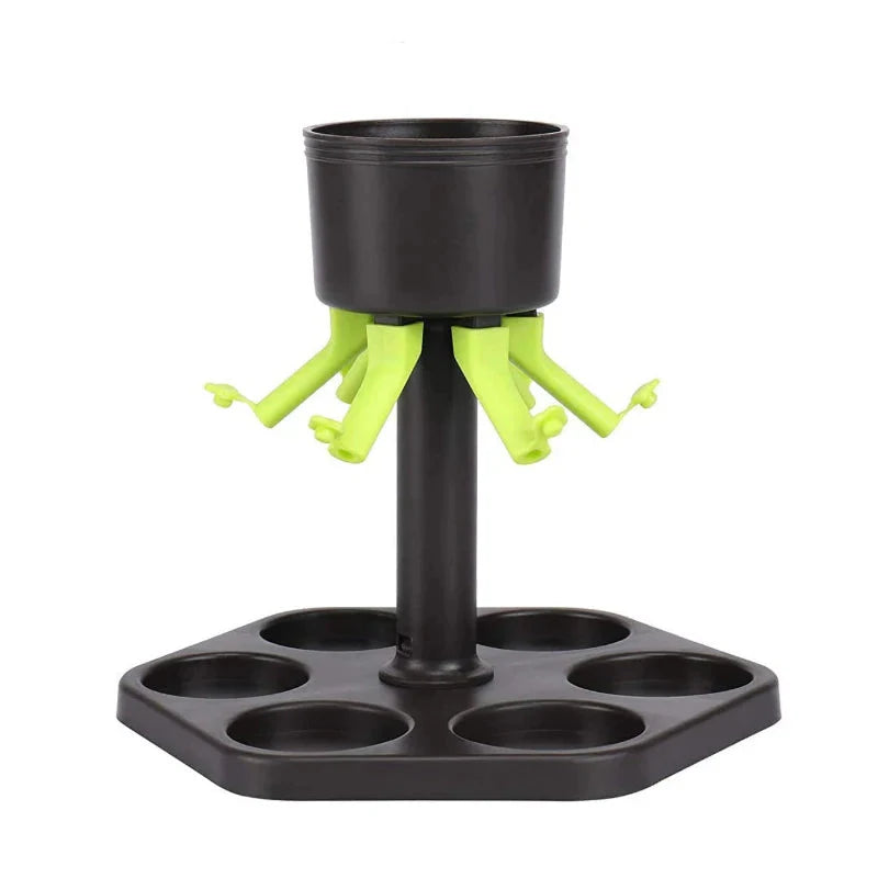 6 Shot Glass Dispenser Liquor Drinking Tools Bar Accessories | Bowlift