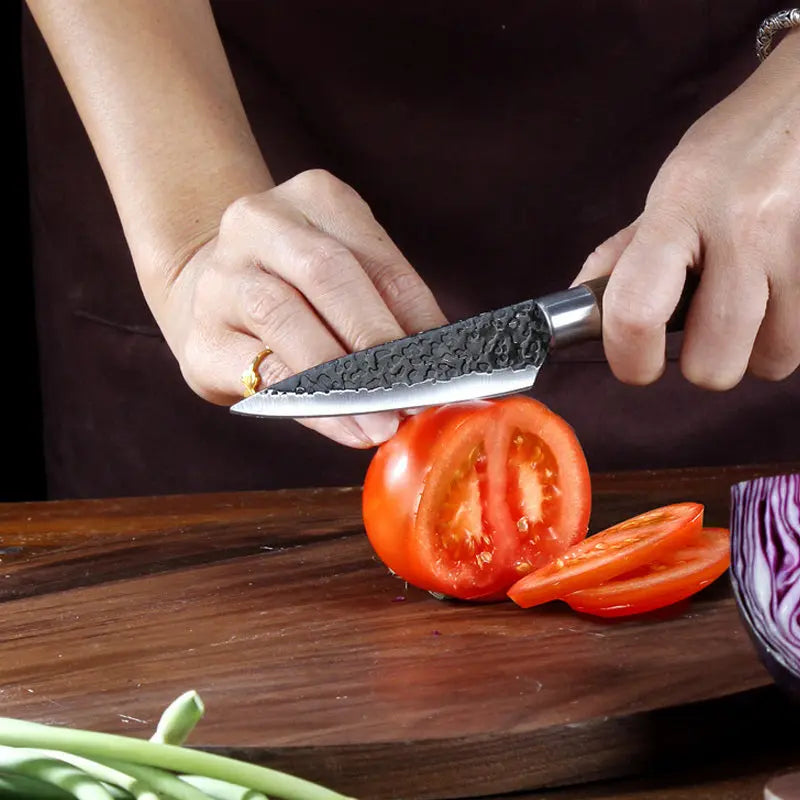 BowLift | 6-piece kitchen knife set with ergonomic wooden handles