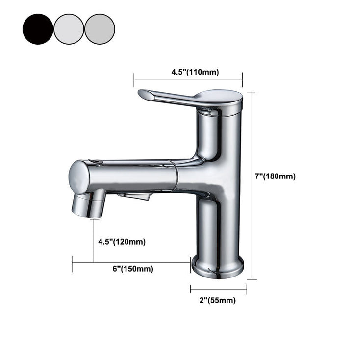 BowLift | Contemporary Style Faucets Widespread Lever Handles Faucets for Bathroom