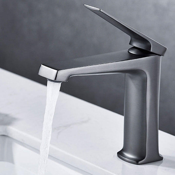 BowLift | Modern basin tap lever handle copper low arc basin tap
