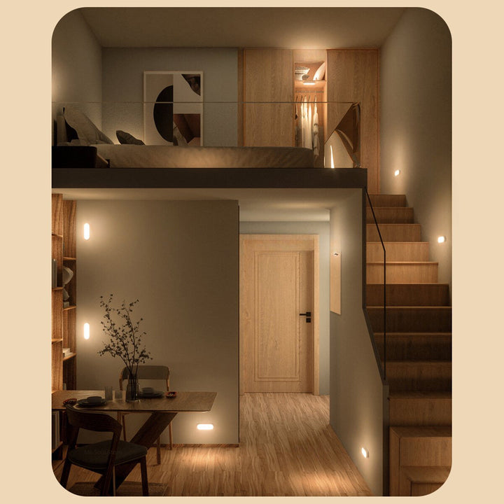 BowLift | Smart Motion Sensor Wall Lamp | Wireless, Rechargeable & Ideal for Dark Corridors and Stairwells