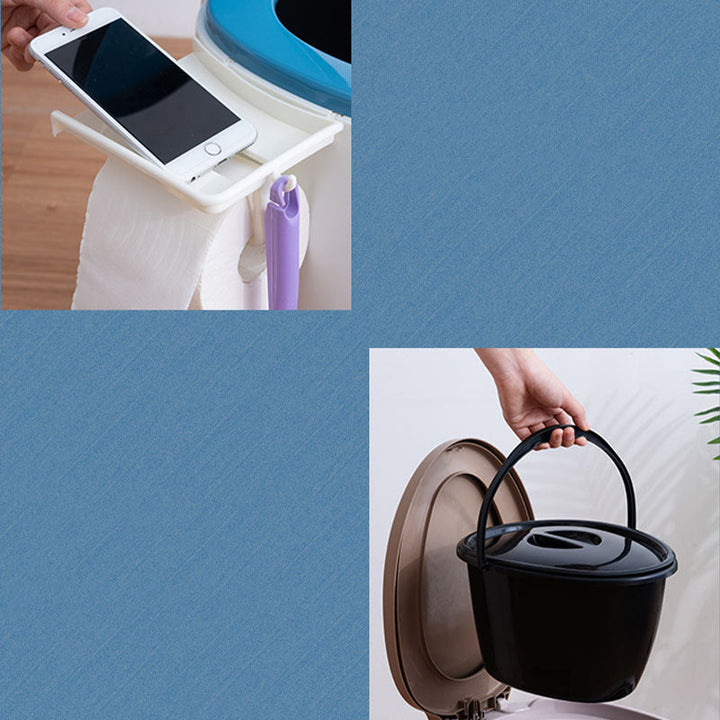 BowLift | Modern flush toilet plastic round floor-mounted toilet bowl for bathroom