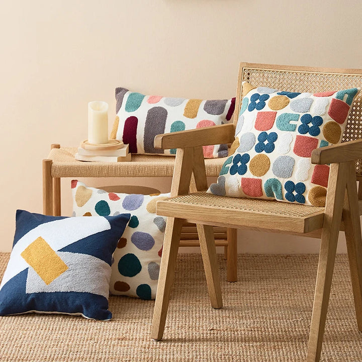 BowLift | Cute Dots Embroidery Pillow Cover