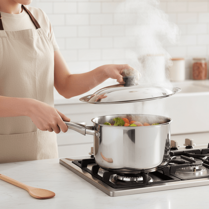 BowLift | Stainless Steel Lid for Versatile Kitchen Use and Perfect Cooking