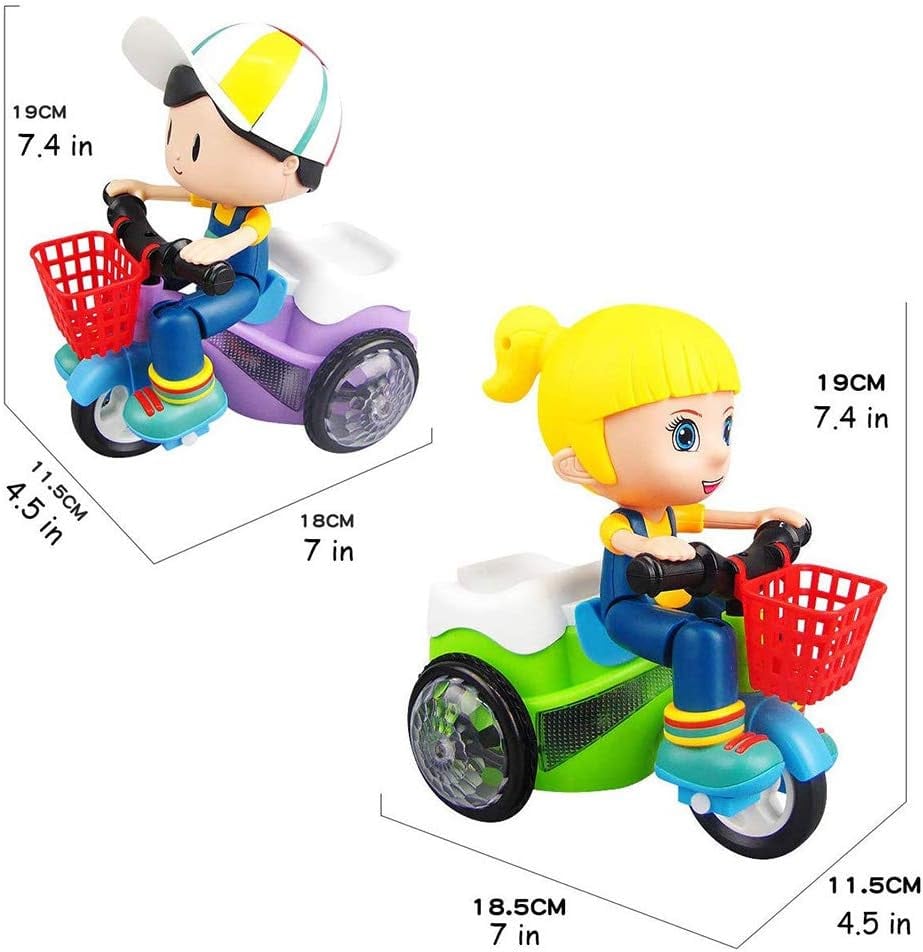 BowLift | Stunt Spin Dance Electric Tricycle Toy