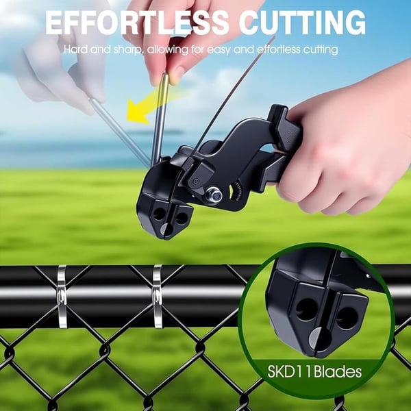 Stainless steel cable tie gun with 100 cable ties | Bowlift