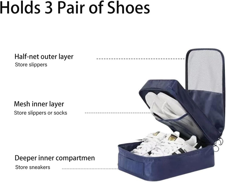 BowLift | ShoeStash Travel-Friendly Shoe Organizer