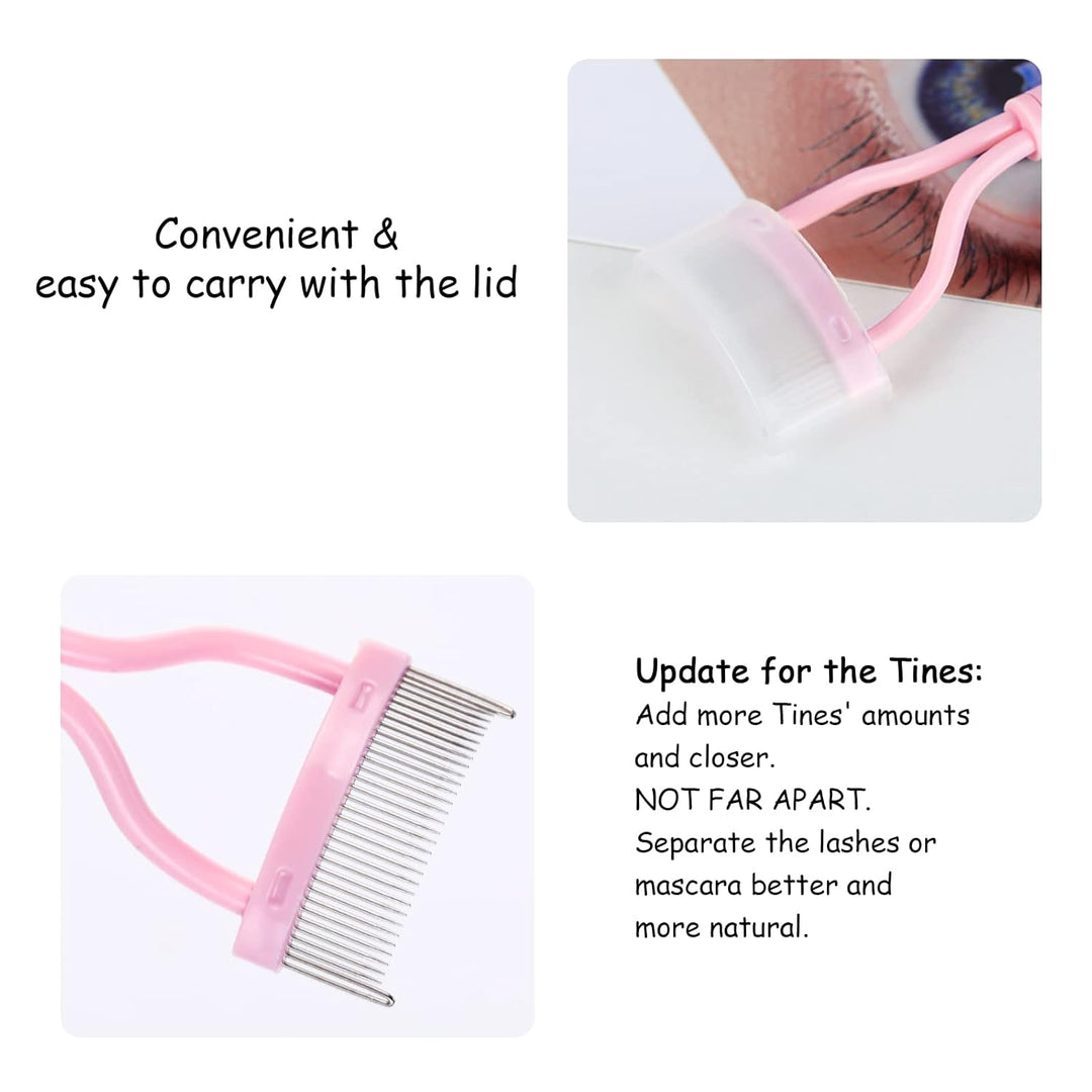 BowLift | BelleCurve Eyelash Comb & Mascara Brush | Perfect Definition | Clump-Free | With Protective Cap